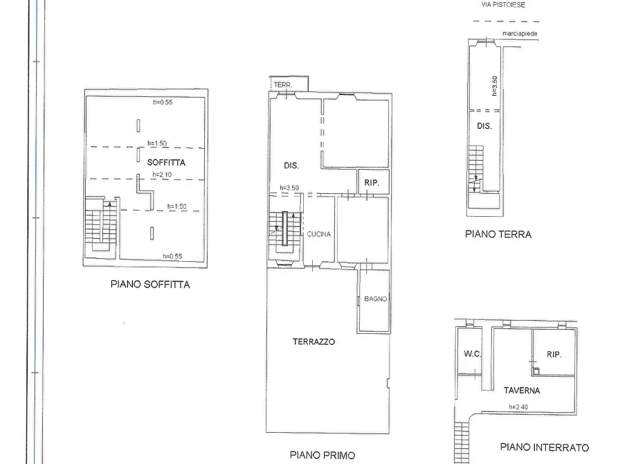 Immagine 24 di Casa indipendente in vendita  in Via Pistoiese 190 a Prato