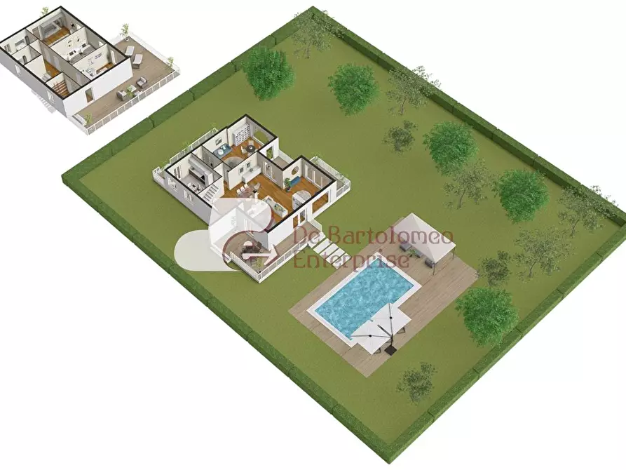 Immagine 9 di Villa in vendita  in Via Bitritto a Bari