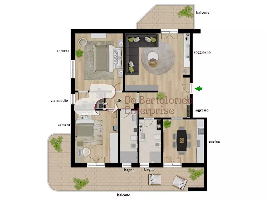 Immagine 1 di Appartamento in vendita  in VIA ARMANDO DIAZ a Bitritto