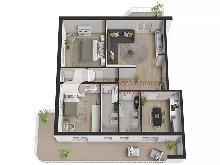 Immagine 3 di Appartamento in vendita  in VIA ARMANDO DIAZ a Bitritto