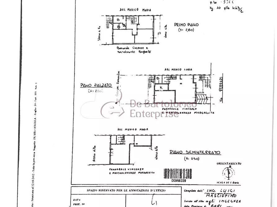 Immagine 2 di Villetta a schiera in vendita  a Triggiano
