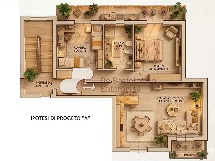 Immagine 1 di Appartamento in vendita  in Corso Alcide De Gasperi a Bari