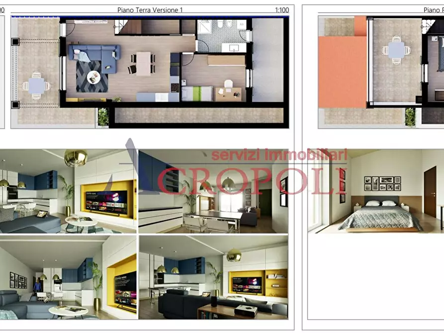 Immagine 2 di Villetta a schiera in vendita  in Via di Monterosi a Trevignano Romano