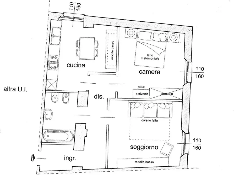 Immagine 4 di Appartamento in affitto  a Como