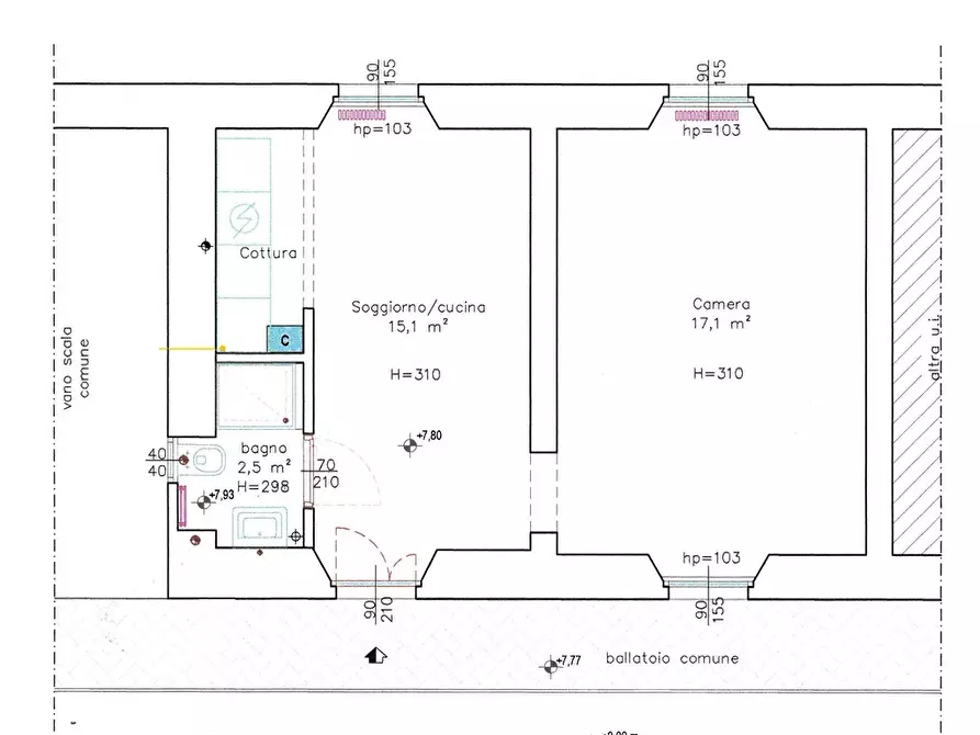 Immagine 4 di Appartamento in vendita  a Como