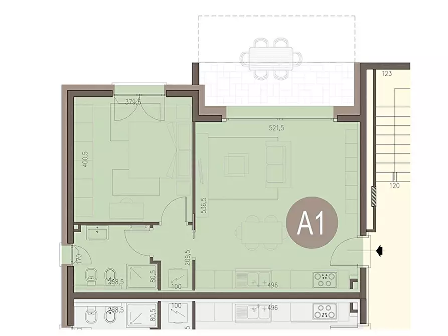 Immagine 4 di Appartamento in vendita  a Guanzate
