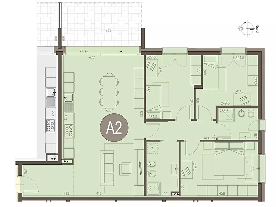 Immagine 9 di Appartamento in vendita  a Olgiate Comasco