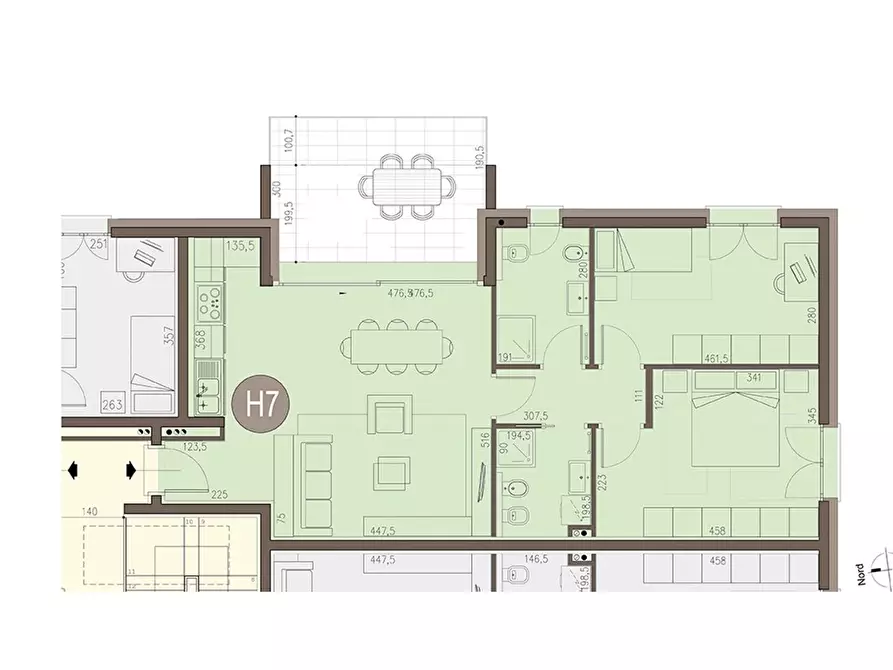 Immagine 7 di Appartamento in vendita  a Bregnano