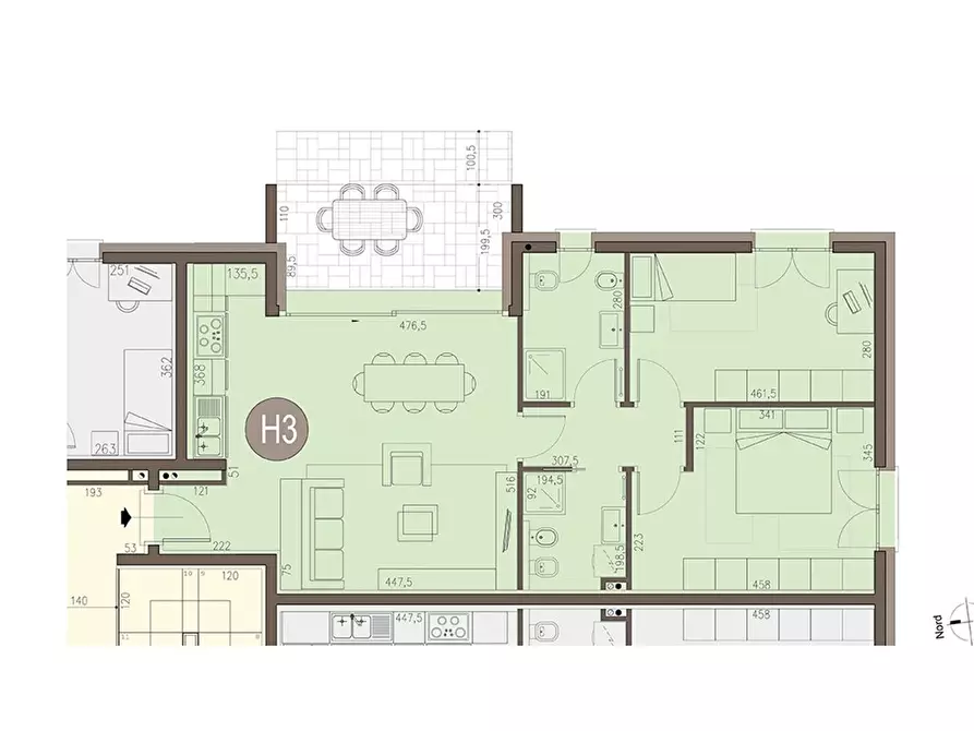 Immagine 9 di Appartamento in vendita  a Bregnano