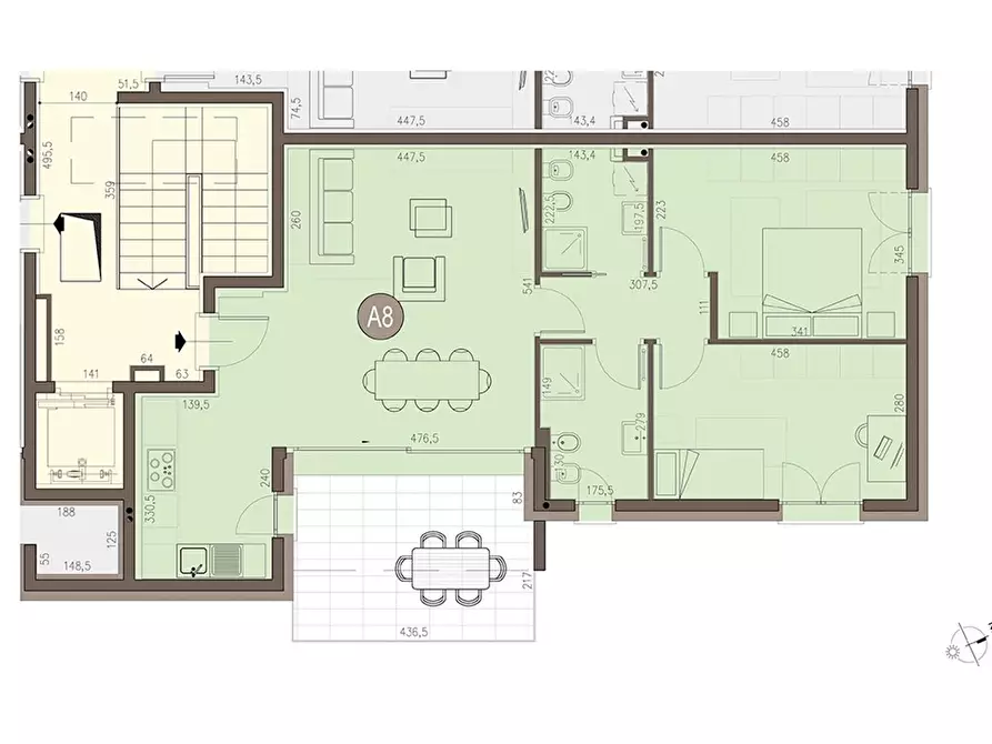 Immagine 9 di Appartamento in vendita  a Colverde