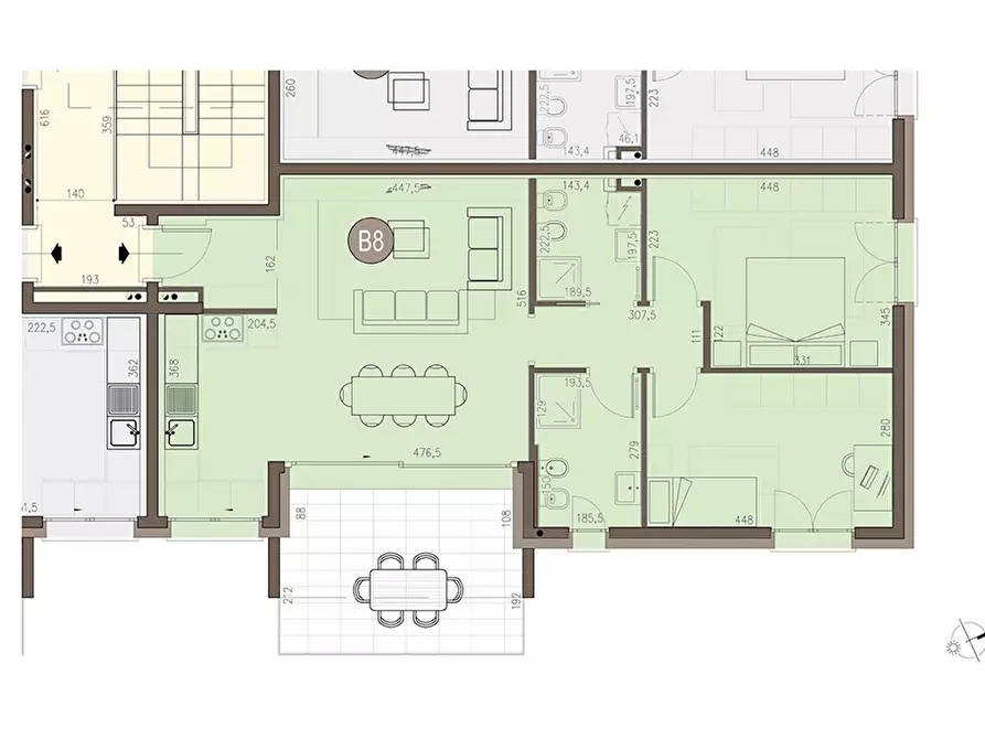 Immagine 7 di Appartamento in vendita  a Colverde