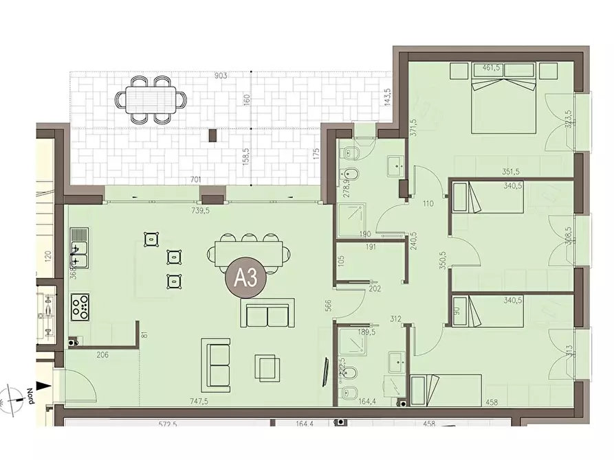 Immagine 9 di Appartamento in vendita  a Rovellasca