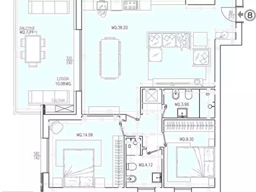 Immagine 4 di Appartamento in vendita  a Cervia