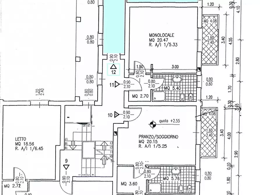 Immagine 2 di Appartamento in vendita  in Fossamana a San Giorgio Di Mantova