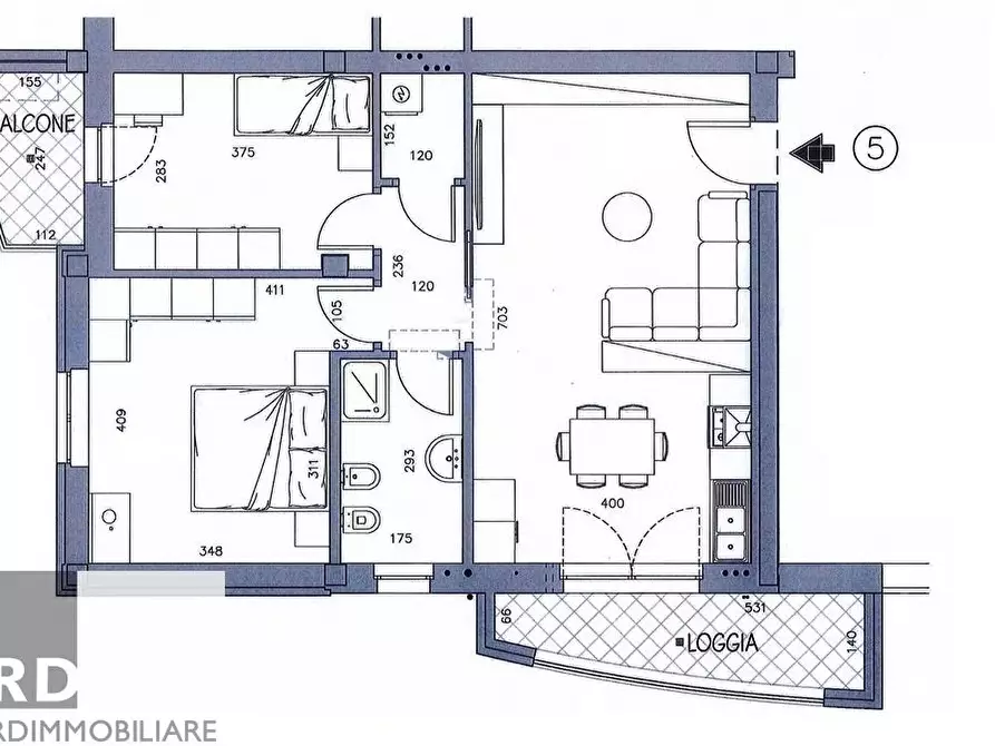 Immagine 5 di Appartamento in vendita  in Dosso del Corso a Mantova