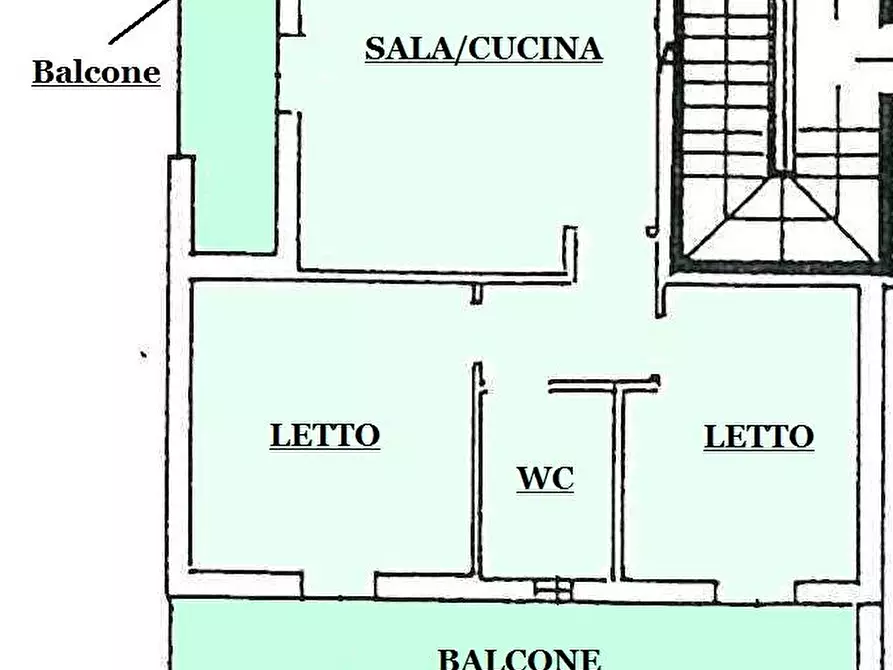 Immagine 7 di Appartamento in vendita  a Curtatone