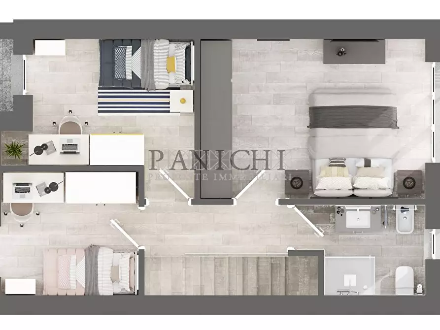 Immagine 4 di Villetta a schiera in vendita  a Asciano