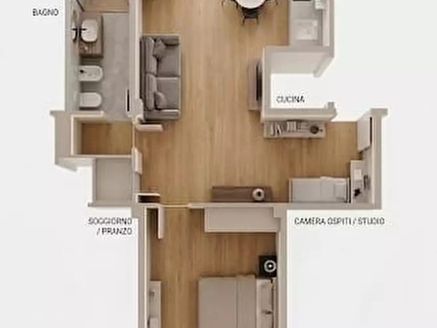 Immagine 8 di Appartamento in vendita  a Moncalieri