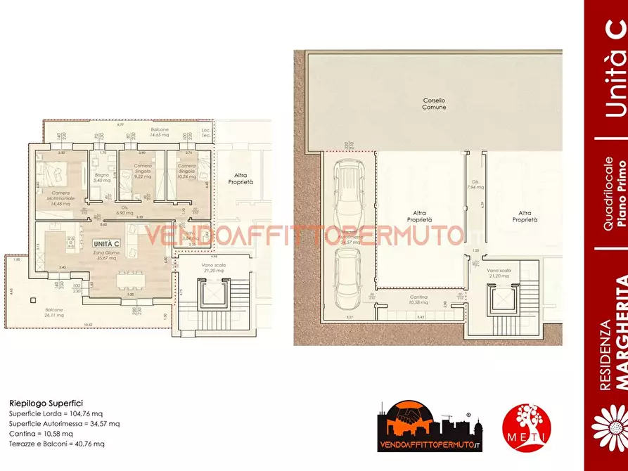 Immagine 8 di Appartamento in vendita  in VIA DON CARLO GNOCCHI 1 a Grumello Del Monte