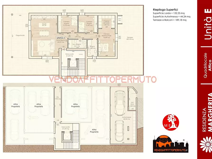 Immagine 8 di Appartamento in vendita  in VIA DON CARLO GNOCCHI 1 a Grumello Del Monte