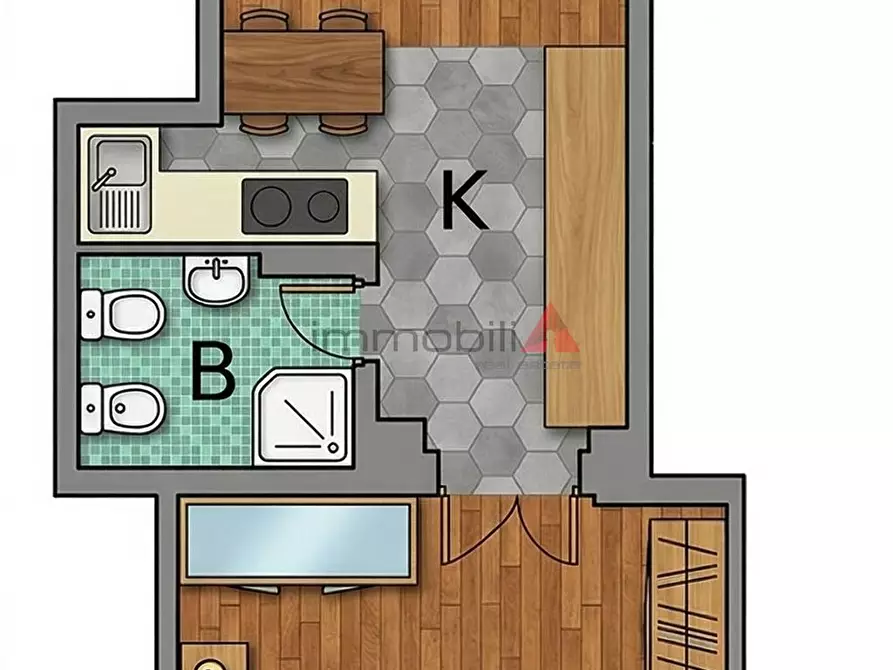 Immagine 3 di Appartamento in vendita  a Milano