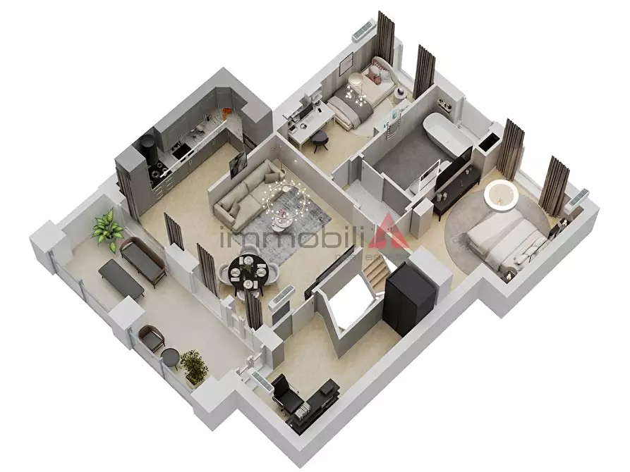 Immagine 4 di Appartamento in vendita  in via Gramsci 22 a Segrate