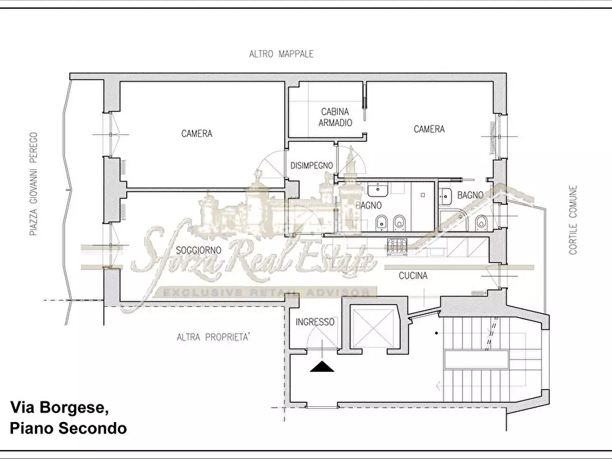 Immagine 1 di Appartamento in affitto  in Via Borghese a Milano