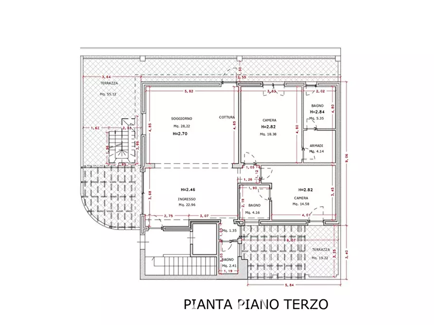 Immagine 4 di Attico in vendita  in Via Leonardo da Vinci 166 a Viareggio