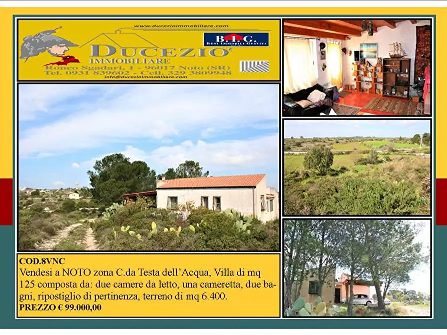 Villa in vendita in Via SOLDATO GALLO, SN a Noto