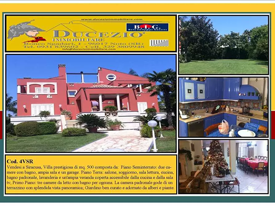 Villa in vendita in Via PLEMMIRIO, SN a Siracusa