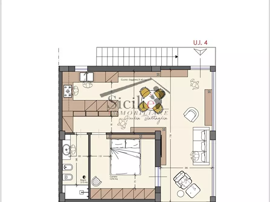 Immagine 5 di Appartamento in vendita  a Pozzallo