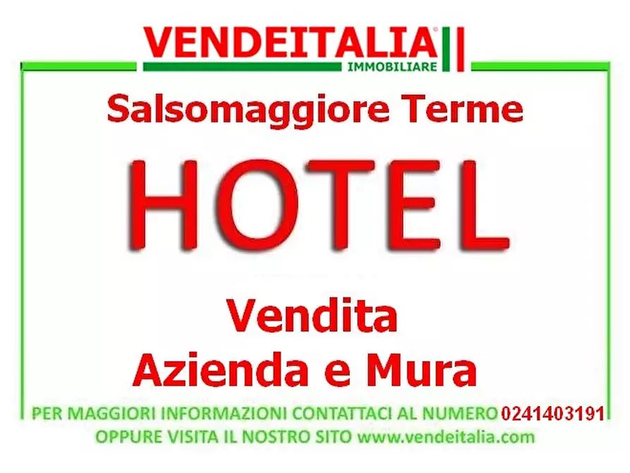 Immagine 1 di Albergo/B&B/Residence in vendita  in Via roma, 144 a Salsomaggiore Terme