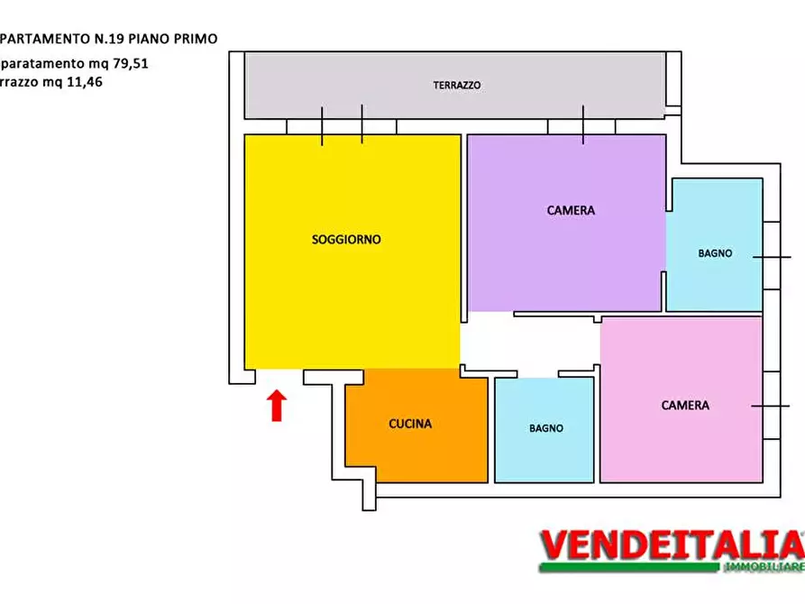Immagine 5 di Appartamento in vendita  a Fino Mornasco