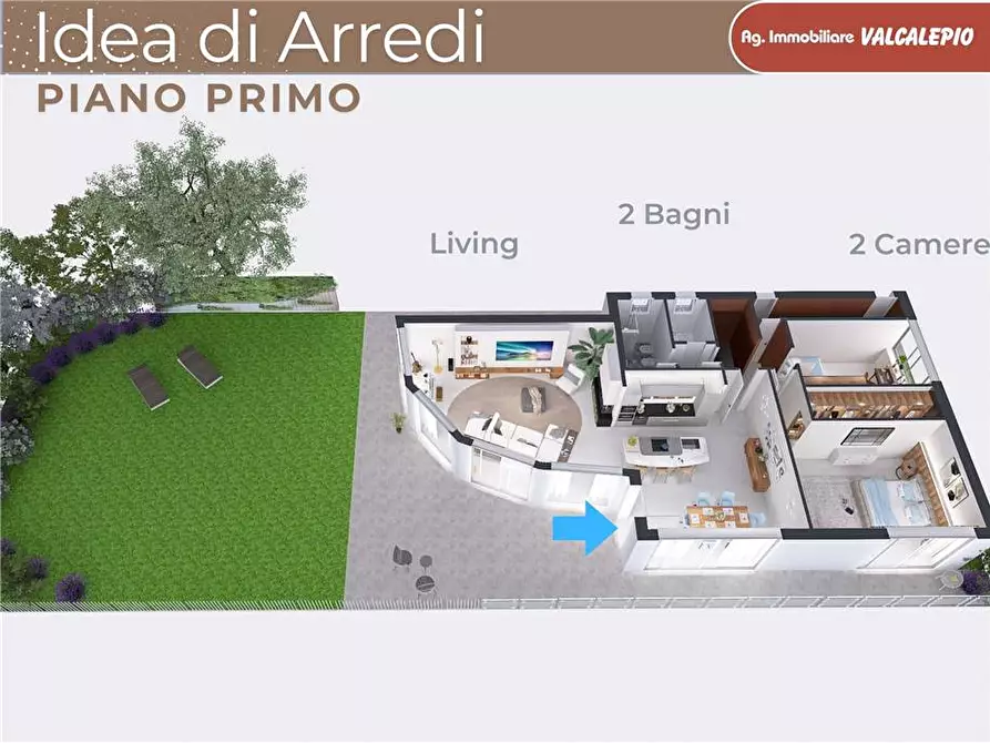 Immagine 13 di Villa in vendita  in Via Aldo Moro a Vigolo