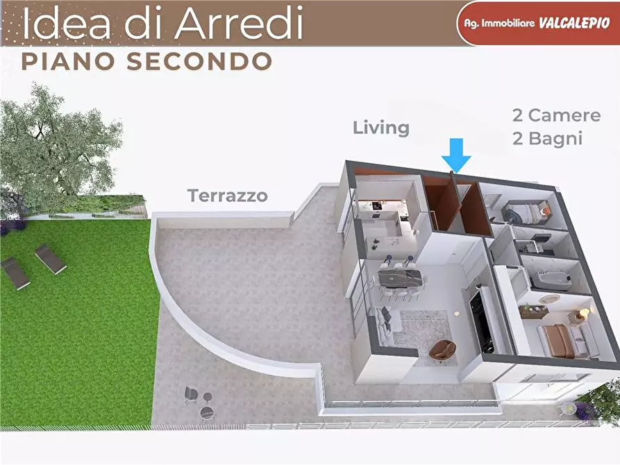 Immagine 14 di Villa in vendita  in Via Aldo Moro a Vigolo