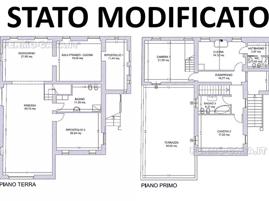 Immagine 22 di Rustico / casale in vendita  in Via piazza a Montedinove