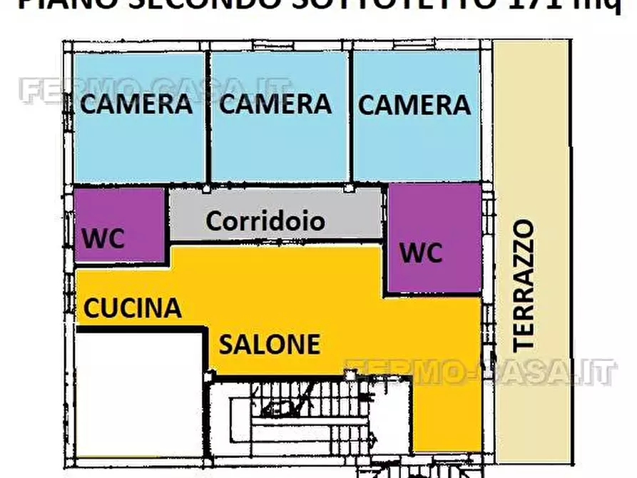 Immagine 13 di Villa in vendita  in Loc. Contrada San Girolamo, 15 a Fermo
