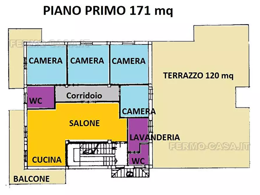 Immagine 6 di Villa in vendita  in Loc. Contrada San Girolamo, 15 a Fermo