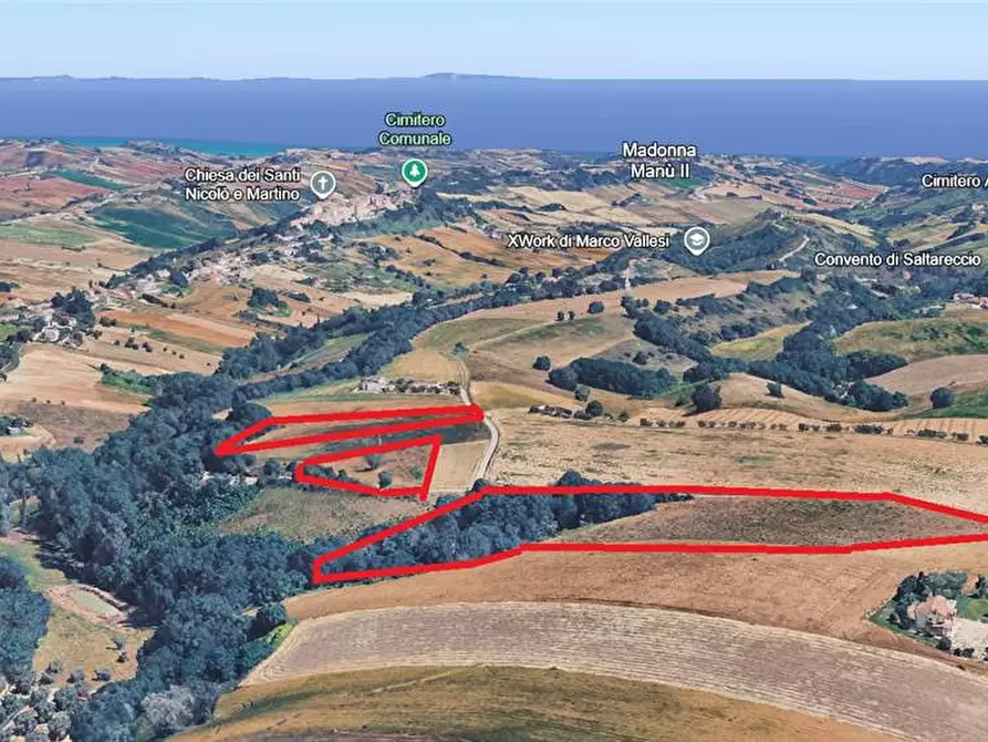 Immagine 2 di Terreno in vendita  in Via monti di Monterubbiano a Lapedona