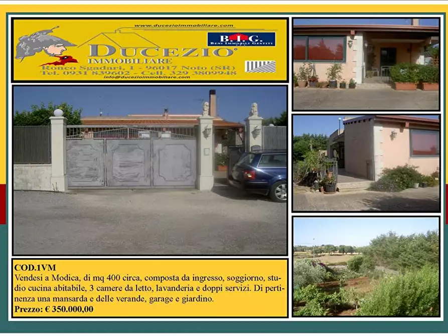 Immagine 1 di Villa in vendita  in Via SAN GIULIANO SANT ELENA a Modica
