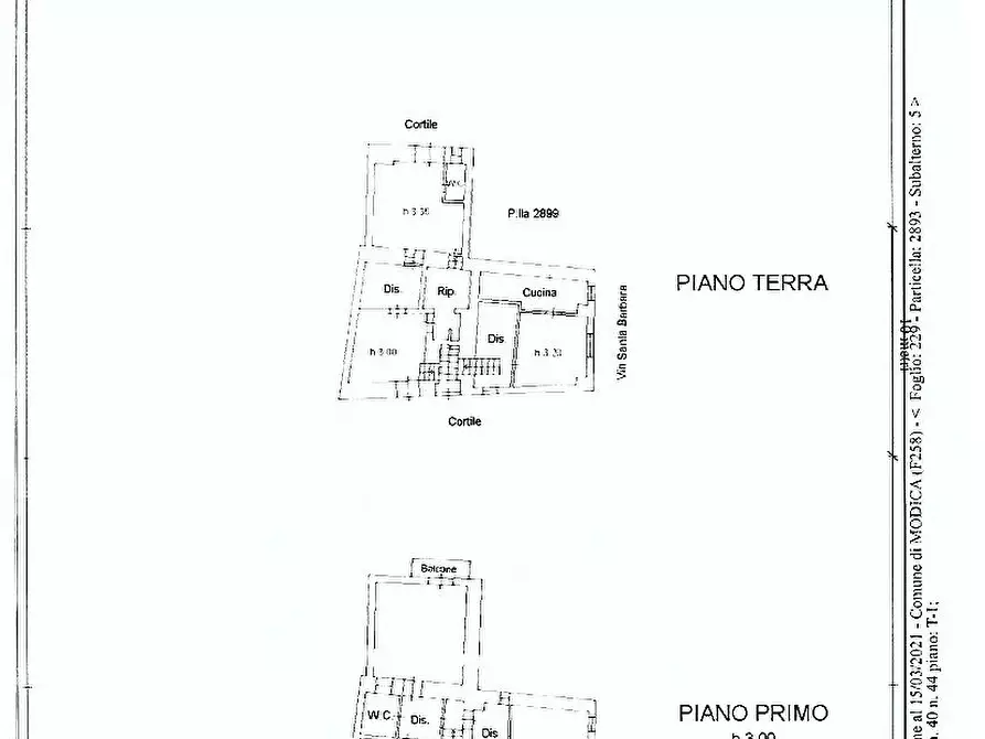 Immagine 12 di Villa in vendita  in Via S. BARBARA, 44 a Modica