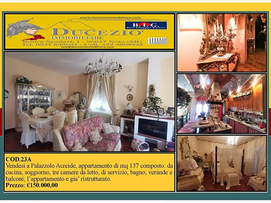 Immagine 1 di Appartamento in vendita  in V.le Dante, 23 a Palazzolo Acreide