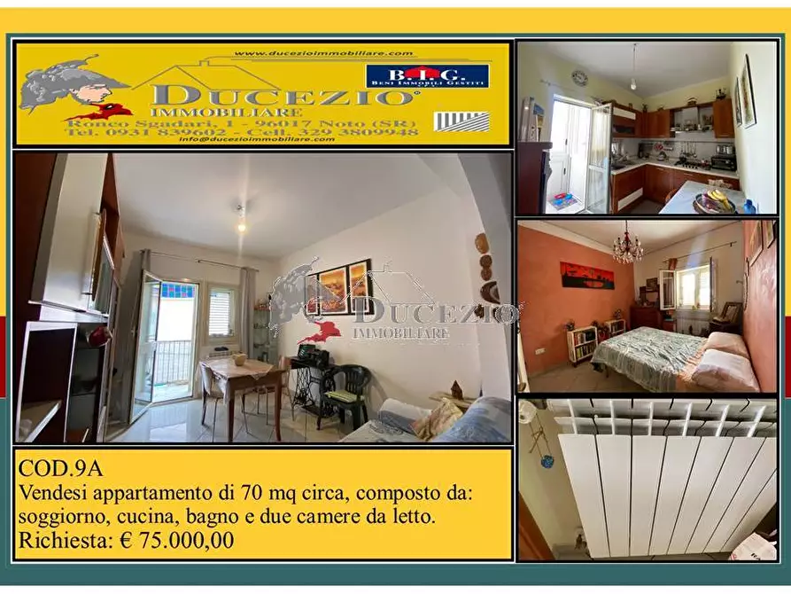 Immagine 1 di Appartamento in vendita  in Via Fornaciari, 2 a Noto