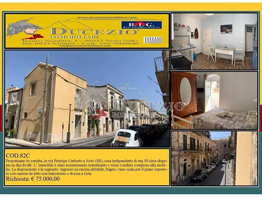 Immagine 1 di Villa in vendita  in Via Principe Umberto, 18 a Noto