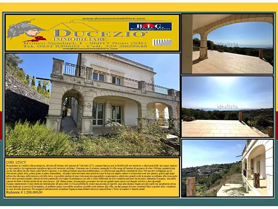 Immagine 1 di Villa in vendita  in Via Casalrosato, 19 a Catania
