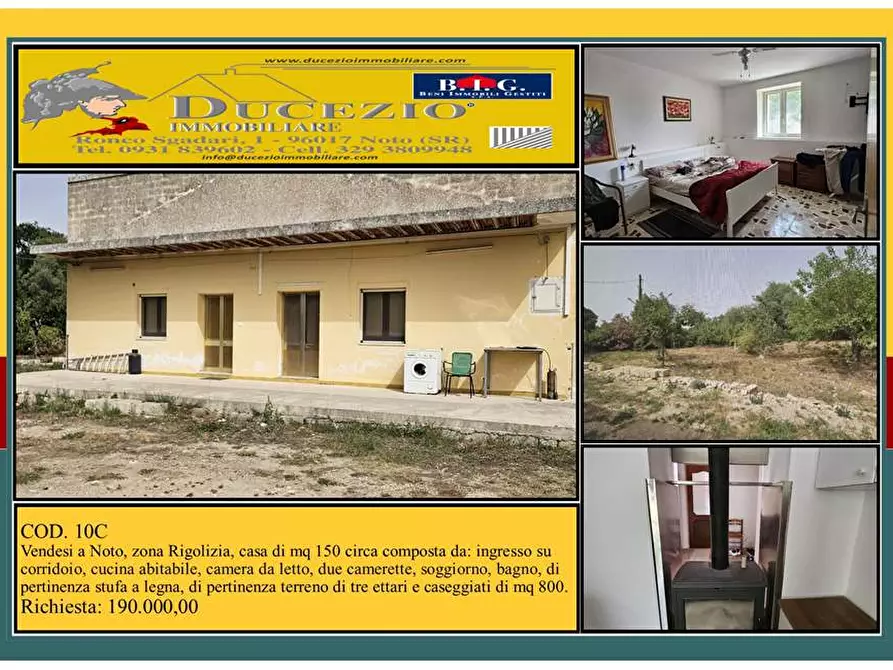 Immagine 1 di Villa in vendita  in Loc. Rigolizia, SN a Noto