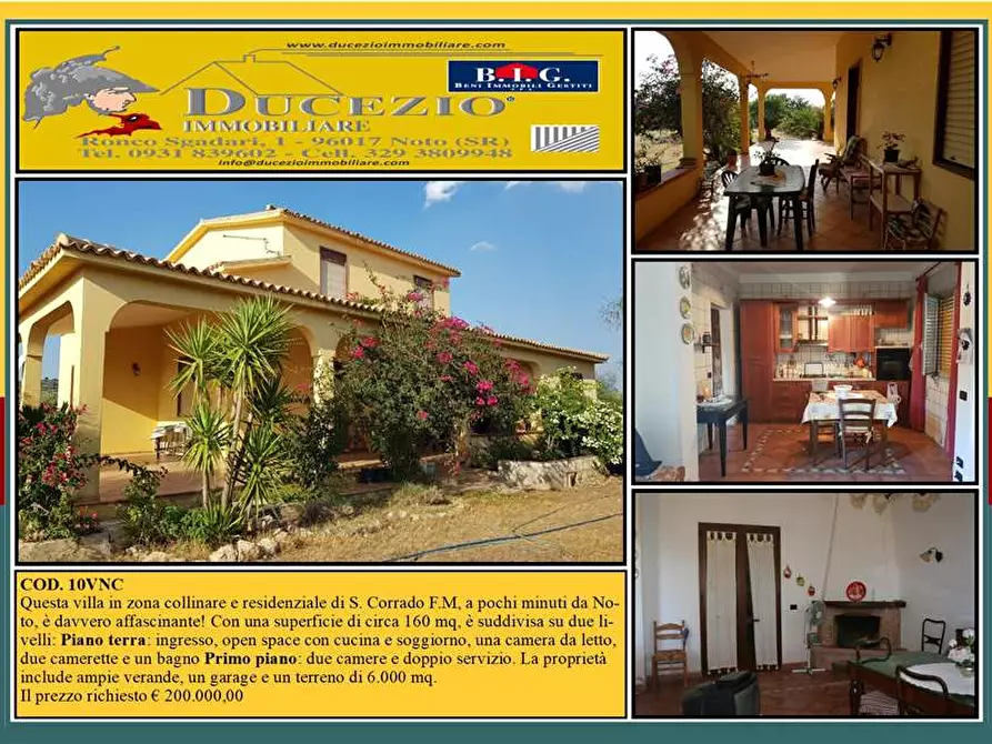 Immagine 1 di Villa in vendita  in Loc. C/da Spinita, sn a Noto