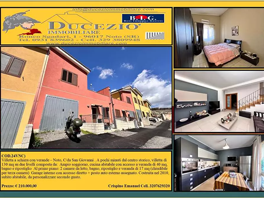 Immagine 1 di Villa in vendita  in Loc. San Giovanni, 4 a Noto