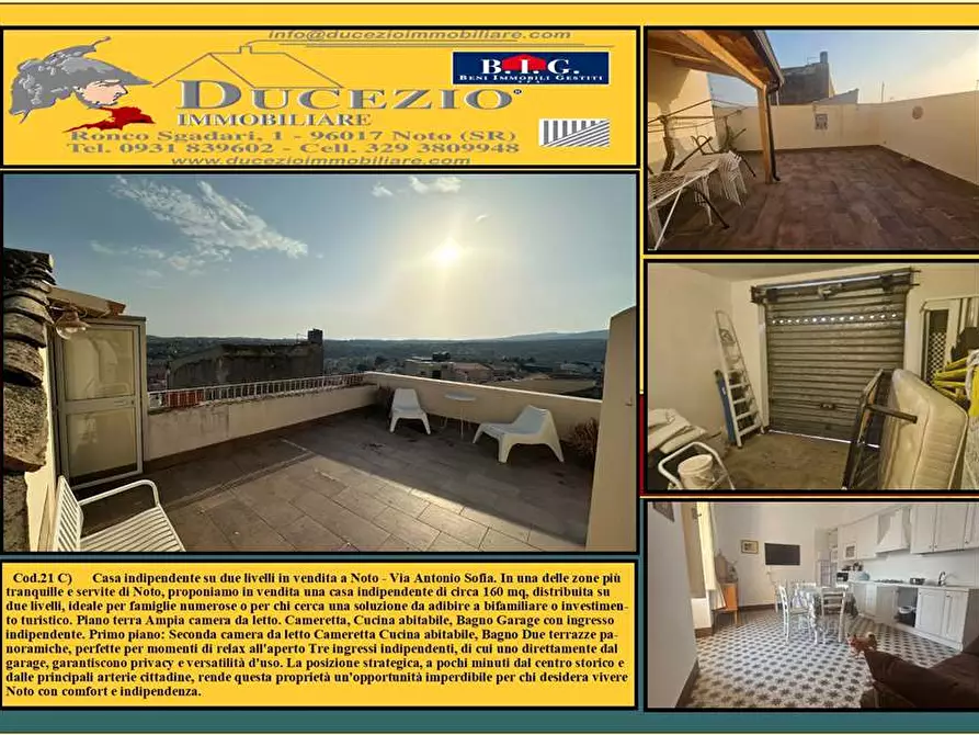 Immagine 1 di Villa in vendita  in Via Antonio Sofia, 5 a Noto