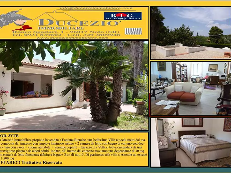 Immagine 1 di Villa in vendita  in Via DEI COSMONAUTI, 27 a Siracusa
